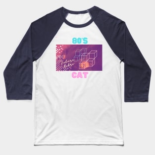 80's cat Baseball T-Shirt